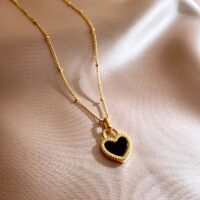 Heart Pendant Necklace | Gold Plated Fashion Jewelry - Image 2