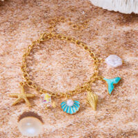 Sea World Charm Gold Bracelet Collection - Image 3
