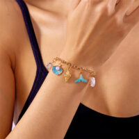 Sea World Charm Gold Bracelet Collection - Image 2