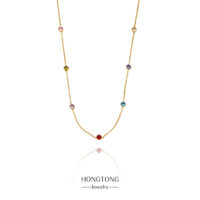 Bohemian Crystal Gold Hand Harness (Hathphool) - Image 4
