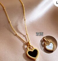 Heart Pendant Necklace | Gold Plated Fashion Jewelry