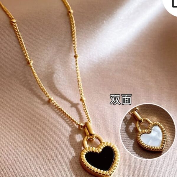 Heart Pendant Necklace | Gold Plated Fashion Jewelry