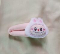 Cute Bunny Face Plush Hair Clip – Soft Cartoon Hair Accessories for Girls