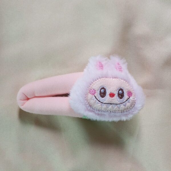 Cute Bunny Face Plush Hair Clip – Soft Cartoon Hair Accessories for Girls